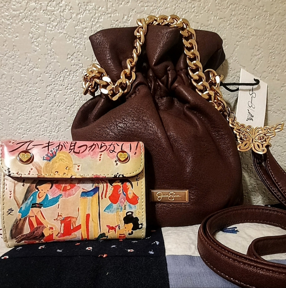 NWT JESSICA SIMPSON HANDBAG   2 PIECE SET